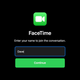 Joining FaceTime from the web.
